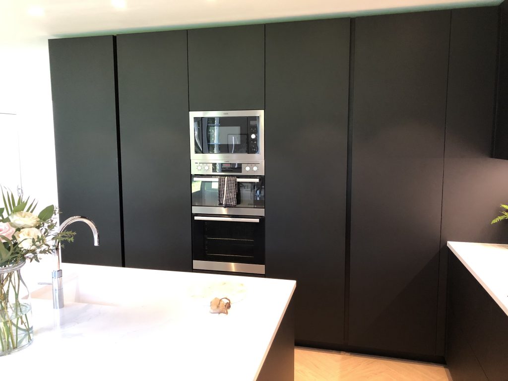 Dark Kitchen, Black Kitchen, Matt Black Kitchen, Kitchen, Black