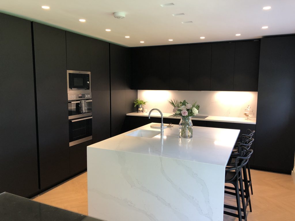 Dark Kitchen, Black Kitchen, Matt Black Kitchen, Kitchen, Black